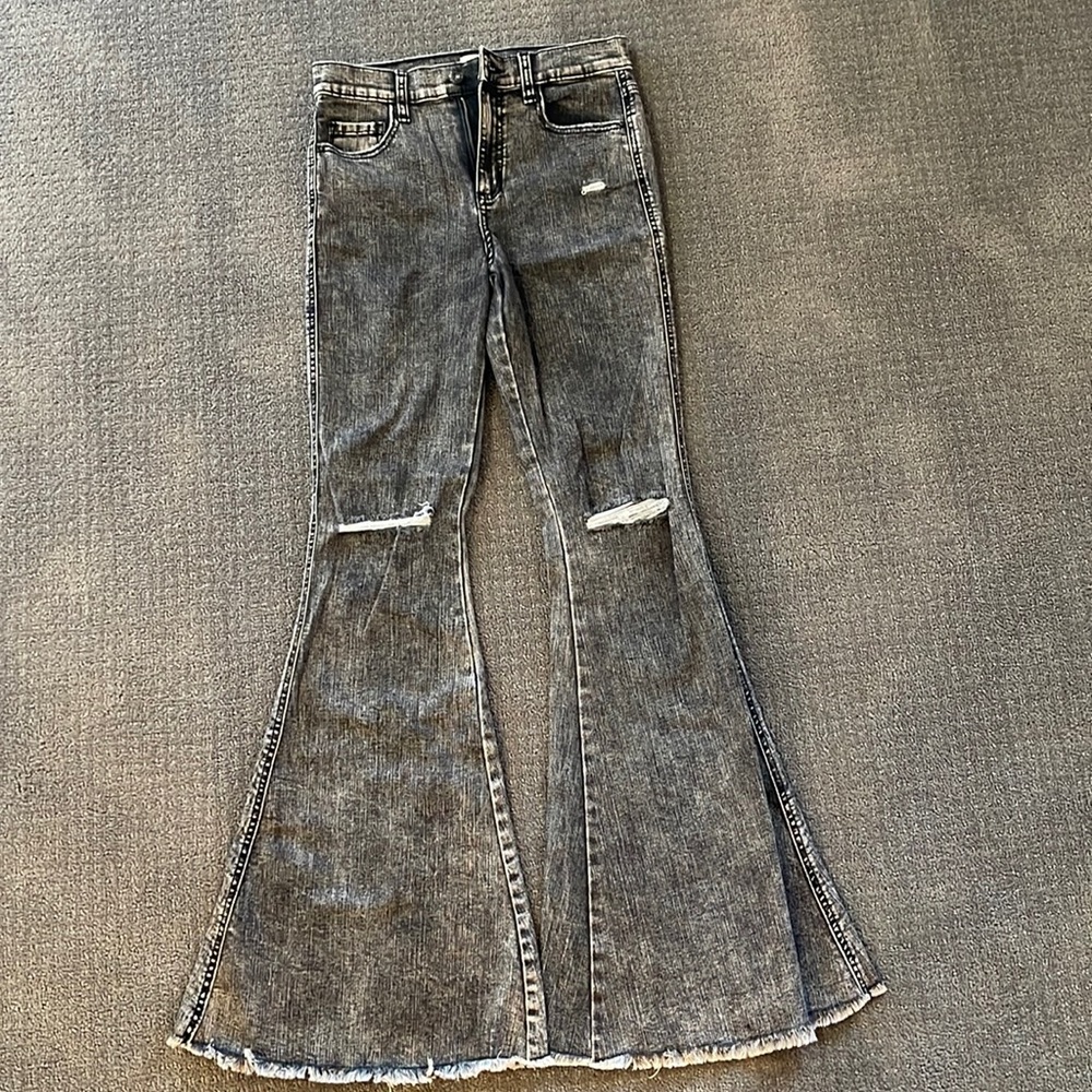 Flare jeans-never worn. Smoke free/pet free home.